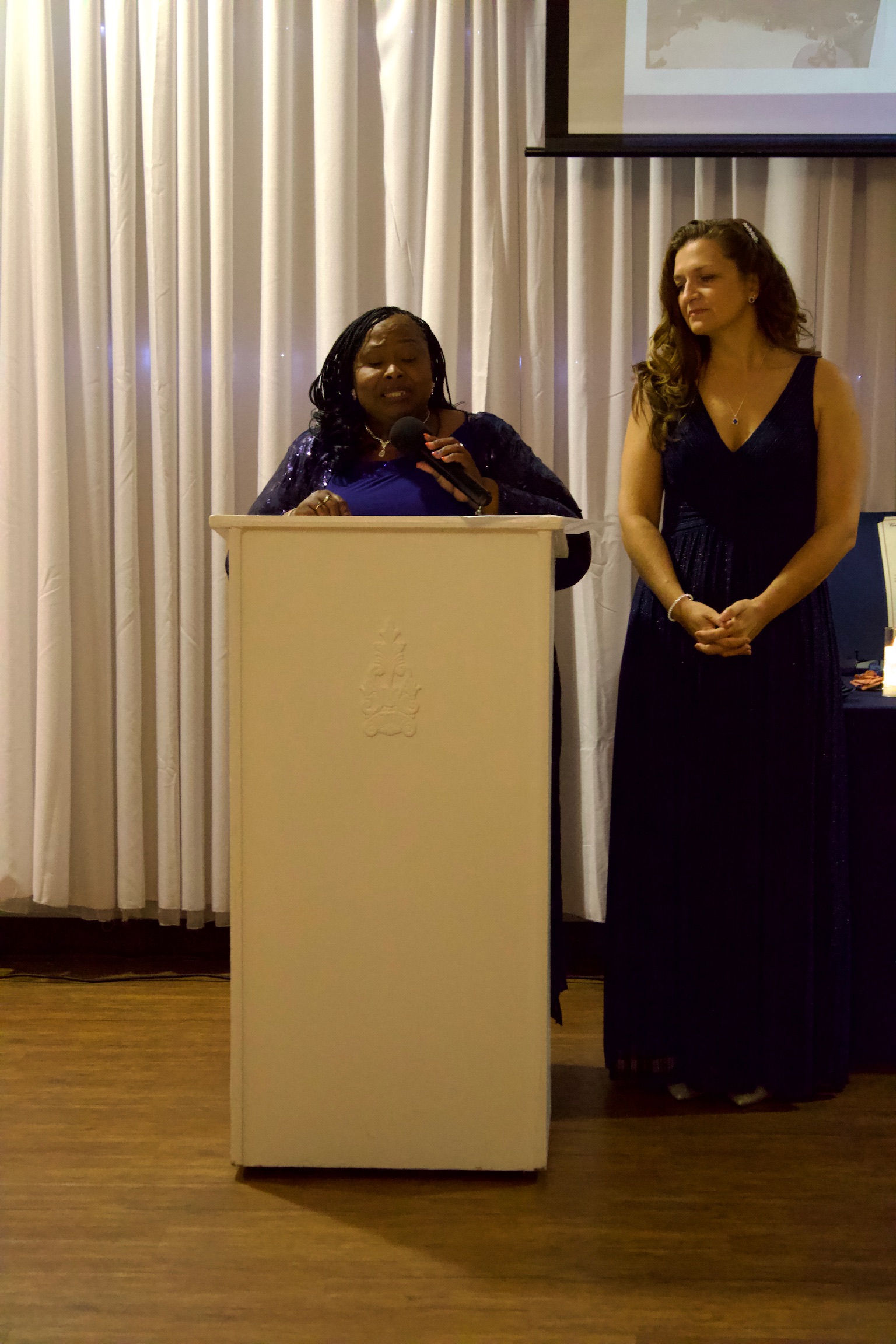 Gala Slideshow - Lidiya and Pam(speaking)