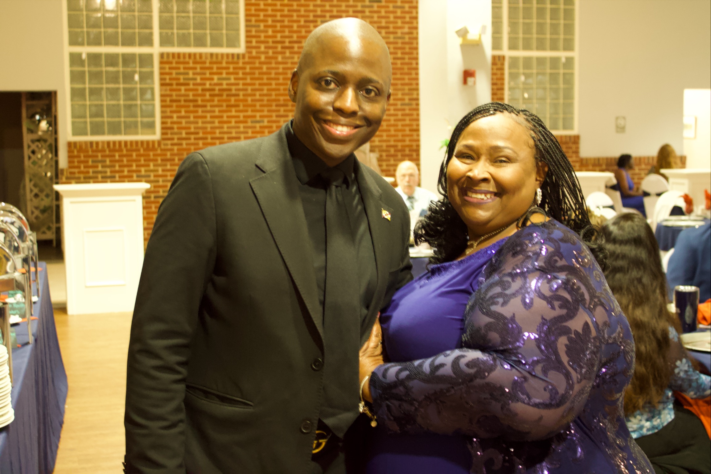 Gala Slideshow - Pam and Dr. Bonner close-up
