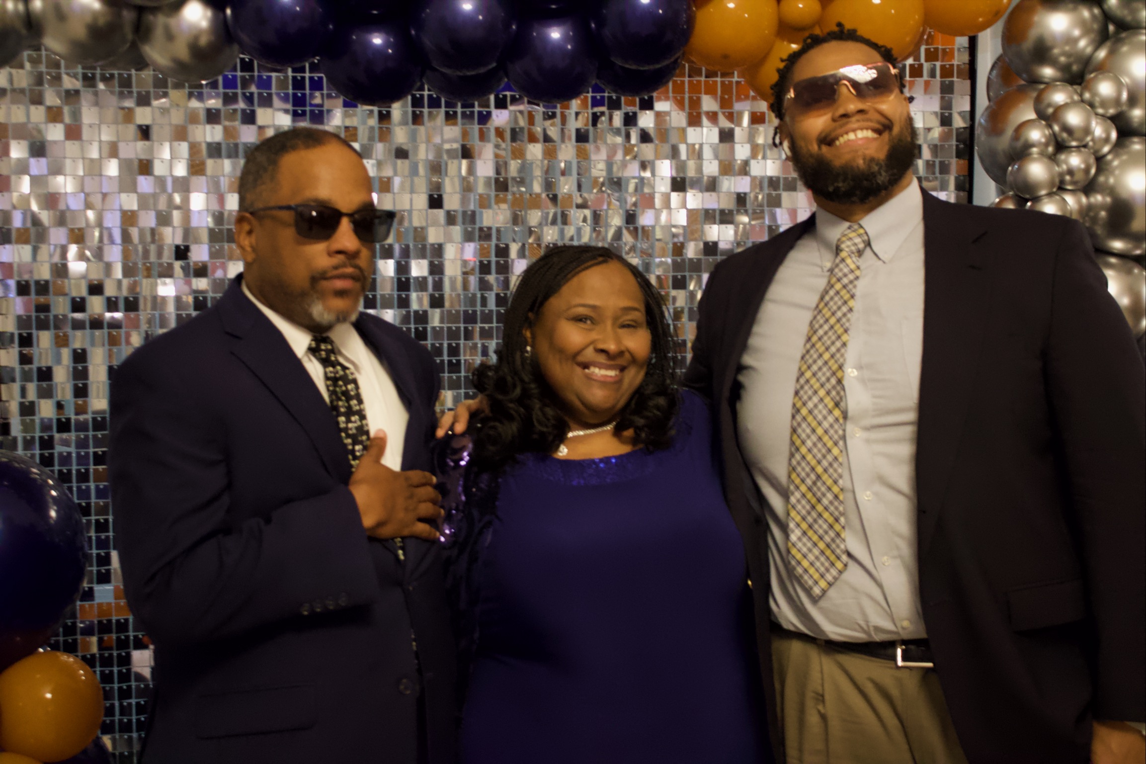 Gala Slideshow - Pam with Thomas and David